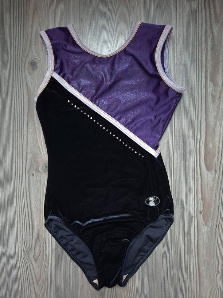 Turnpakje maat 152 158 164, Sport en Fitness, Turnen, Zo goed als nieuw, Turnpak(je), Kindermaat 146 t/m 176, Paars, Ophalen of Verzenden