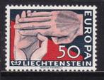 1129 - Liechtenstein michel 418 postfris CEPT twee handen, Postzegels en Munten, Postzegels | Europa | Overig, Ophalen of Verzenden
