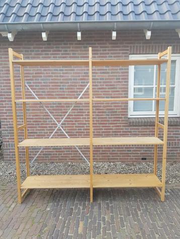 Lundia houten stelling legbordstelling magazijnstelling beschikbaar voor biedingen