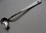 Mooie verzilverde sauslepel, asperge of botersaus, Antiek en Kunst, Ophalen of Verzenden