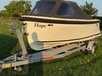 zeer nette boot inclusief trailer maxima 600 te koop, Ophalen, 10 tot 30 pk, Zo goed als nieuw, Tot 6 meter