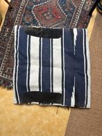 Westernpad blauw, wit, zwart, Dieren en Toebehoren, Ophalen of Verzenden, Zo goed als nieuw