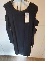 Zwarte trui met open schouders - One Size, Maat 38/40 (M), Zwart, Nieuw, Ophalen of Verzenden