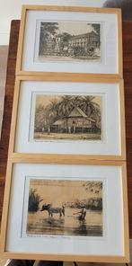 3x Pentekening van Peter Teo Indonesië, Ophalen of Verzenden