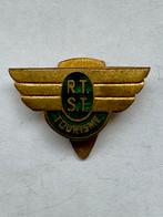 Emaille Knoopspeld uit Belgie R.T.S.T. Tourisme, Ophalen of Verzenden, Zo goed als nieuw, Overige onderwerpen, Speldje of Pin