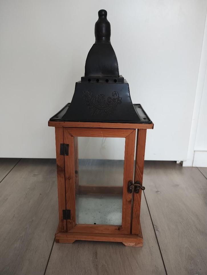 Lantaarn,  kaarsenhouder, tuinlantaarn, decoratie, Huis en Inrichting, Woonaccessoires | Overige, Zo goed als nieuw, Ophalen