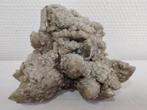 Bergkristal cluster met pyriet uit Roemenië, Verzamelen, Mineralen en Fossielen, Ophalen of Verzenden, Mineraal