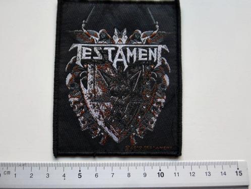 Testament leuke patch used381, Verzamelen, Muziek, Artiesten en Beroemdheden, Gebruikt, Kleding, Verzenden