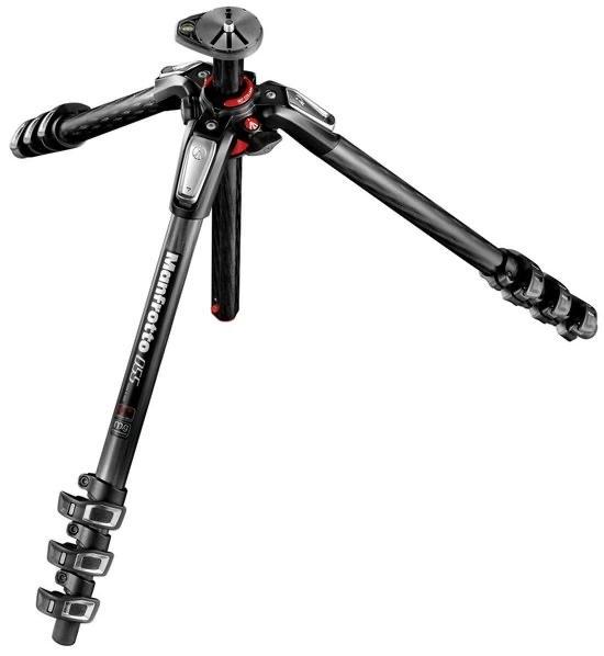Manfrotto MT055CXPRO4 Carbon Fiber Statief, Audio, Tv en Foto, Fotografie | Statieven en Balhoofden, Zo goed als nieuw, Driepoot