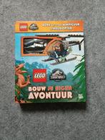 Lego Jurassic World Boek + Set - Helikopter & Owen, Ophalen of Verzenden, Zo goed als nieuw, Complete set, Lego