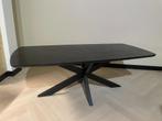 Deense Ovale Eettafel met Visgraat Motief, Ophalen, 100 tot 150 cm, 200 cm of meer, Zo goed als nieuw