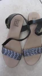 Nieuwe sandaaltjes, BT London, maat 38, Verzenden, Zwart, Nieuw, Sandalen of Muiltjes