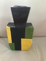 Aparte Blokvaas zwart/geel/groen, Verzenden
