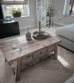 ~Stoer Sober Landelijk Houten Salontafel~, Ophalen of Verzenden, Zo goed als nieuw