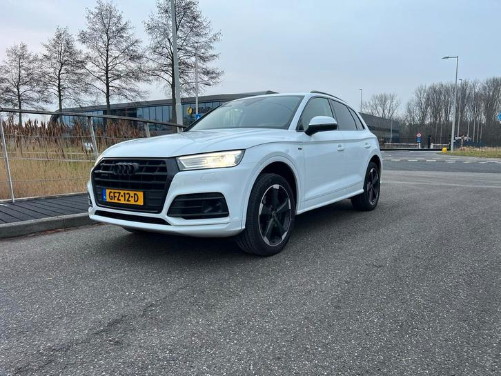 Audi Q5 50 Tfsi e Quattro 300pk S Tronic 2020 Wit, Auto's, Audi, Particulier, Q5, 4x4, ABS, Achteruitrijcamera, Adaptieve lichten