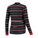 Fietsjack winter Rogelli Stripe Zwart/Rood, Verzenden, Nieuw, Kleding