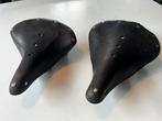 Twee vintage Brooks zadels, Fietsen en Brommers, Fietsonderdelen, Gebruikt, Oldtimer, Ophalen of Verzenden, Brooks