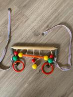Vintage Houten Babygym met kunststof kralen en ringen, Ophalen of Verzenden, Gebruikt, Babygym, Met geluid