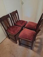 Set van 4 Antieke Eetkamerstoelen, Antiek en Kunst, Ophalen