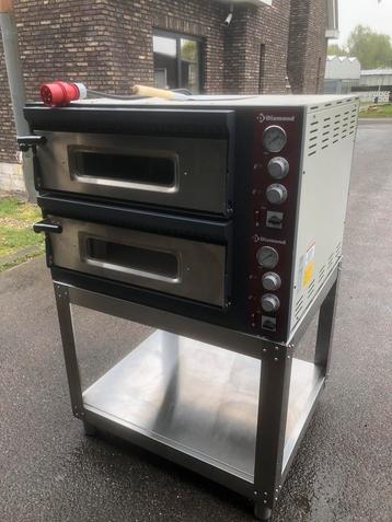 Pizzaoven met onderstel  2 zones diamond  beschikbaar voor biedingen