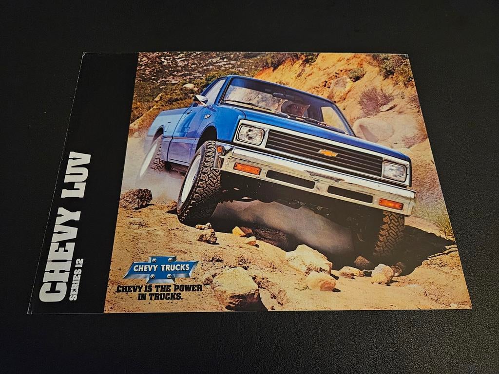 Brochure Chevrolet LUV Series 12 1982 USA, Boeken, Ophalen of Verzenden, Zo goed als nieuw, Chevrolet