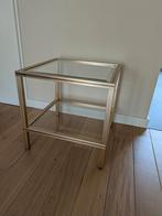 Pierre Vandel Paris - Glazen Bijzettafel, Minder dan 55 cm, Gebruikt, Vierkant, Glas