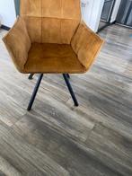 2 x draaistoel mosterdgeel, Ophalen of Verzenden, Zo goed als nieuw, Eén