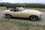 Jaguar E-Type Series 1 Cabriolet ‘64 (matching), Auto's, Zwart, Cabriolet, Leder, Handgeschakeld