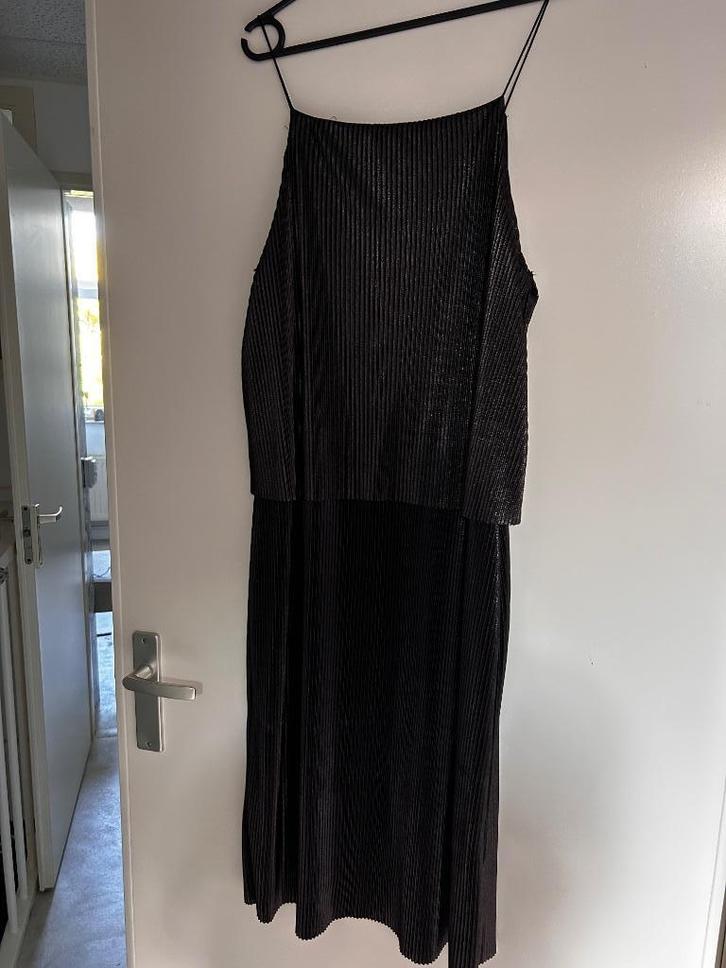 Jurk, Kleding | Dames, Jurken, Nieuw, Maat 42/44 (L), Zwart, Onder de knie, Ophalen