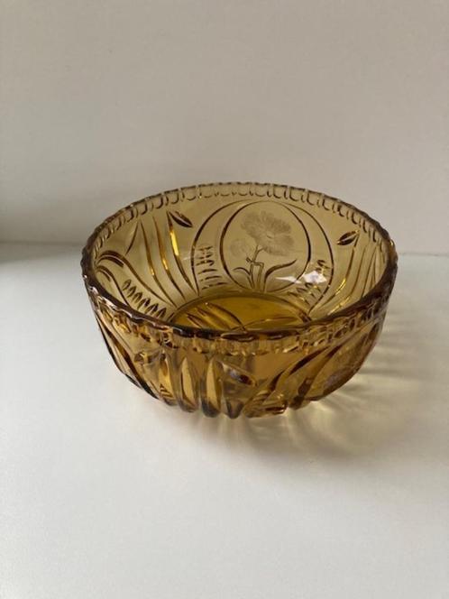 prachtige persglas schaal mooie bloemdecoratie, Antiek en Kunst, Antiek | Glas en Kristal, Ophalen of Verzenden