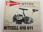 Garcia service boekje van Mitchell 410 411 molen 555, Gebruikt, Ophalen of Verzenden, Molen