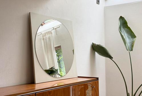 Space-age spiegel, Huis en Inrichting, Woonaccessoires | Spiegels, Minder dan 100 cm, Rond, Ophalen of Verzenden