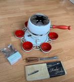 Vintage fondueset, Ophalen of Verzenden, Gebruikt, Brander, Fondueset