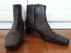 Gabor bruin paarse leren enkellaarsjes, maat 7.5 7½ = 41, Kleding | Dames, Schoenen, Bruin, Lage of Enkellaarzen, Ophalen of Verzenden