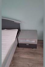 Nachtkastjes antracietgrijs/zilver, Ophalen, Overige materialen, Gebruikt, Minder dan 45 cm