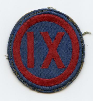 WO2 US 9th Army Corps Patch (Greenback) beschikbaar voor biedingen