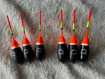 adv 112 / NIEUW serie 6 sinker dobbers voor forelvissen beschikbaar voor biedingen