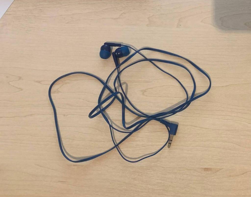 Blauwe oordopjes, Ophalen of Verzenden, Zo goed als nieuw, In oorschelp (earbud)