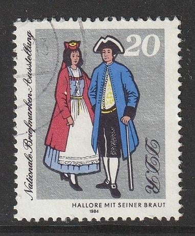 DDR 1984  3883 Hallore met bruid, Gest, Ophalen of Verzenden, BRD, Gestempeld