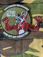 Soesterberg Wolfhounds 1994-2019 patch, Ophalen of Verzenden, Zo goed als nieuw, Patch, Badge of Embleem