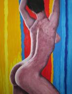 Groot schilderij "Figuur", Verzenden