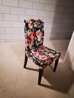 Ikea stoel met bloemenhoes, Huis en Inrichting, Stoelen, Ophalen, Zo goed als nieuw, Eén