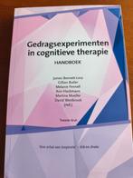 Ann Hachmann - Gedragsexperimenten in cognitieve therapie, Ophalen of Verzenden, Zo goed als nieuw, Ann Hachmann; James Bennett-Levy; Gillian Butler; Melanie Fen...