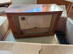 Doos vol ouderwetse antieke radio’s en onderdelen, Antiek en Kunst, Antiek | Tv's en Audio, Ophalen