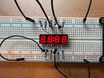 4x 7-segment “clock” display met dubbele punt 0.28”/7,1mm, Hobby en Vrije tijd, Ophalen of Verzenden, Zo goed als nieuw