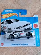 Hot Wheels Nissan Skyline GT-R R32 Godzilla rode opdruk ovp, Hobby en Vrije tijd, Modelauto's | Overige schalen, Ophalen of Verzenden