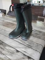 Donkergroene regen/winter gevoerde laarzen van Dunlop 38, Tuin en Terras, Werkkleding, Ophalen of Verzenden, Zo goed als nieuw