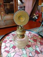 Antieke koperen olielamp, Antiek en Kunst, Ophalen