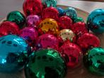 Glazen kerstballen. Vrolijk gekleurd. Vintage, Antiek en Kunst, Ophalen of Verzenden