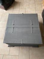 Salon tafel opberg kist grijs, Minder dan 50 cm, 100 tot 150 cm, 100 tot 150 cm, Gebruikt